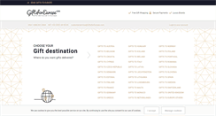 Desktop Screenshot of giftsforeurope.com